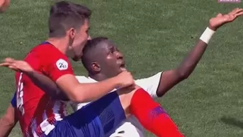 Vinicius Junior: jugador del Atlético de Madrid lo mordió en pleno partido