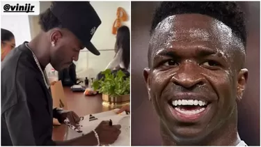 Vinícius Jr. aprovechó sus vacaciones para someterse a una armonización de mentón.
