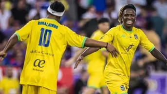 Vinicius marcó un golazo tras mágica asistencia de Ronaldinho