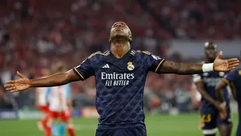 Vinicius y su gran participación en empate entre Real Madrid y Bayern Munich