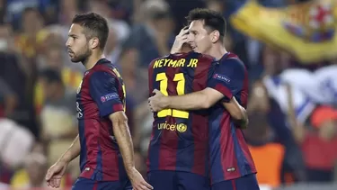 Barcelona venció 3-1 al Ajax con goles de Neymar, Messi y Sandro Barcelona venció 3-1 al Ajax con goles de Neymar, Messi y Sandro