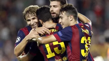 Barcelona venció con lo justo al Apoel con gol de Gerard Piqué