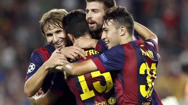 Barcelona venció con lo justo al Apoel con gol de Gerard Piqué