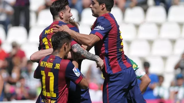 Barcelona humilló 8-0 al Córdoba con hat-trick de Luis Suárez