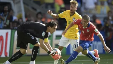 Reviva el minuto a minuto del triunfo de Brasil sobre Chile