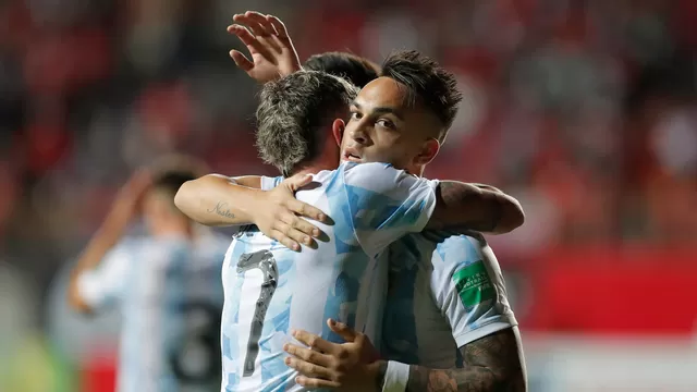 Argentina se impuso 2-1 a Chile en la altura de Calama por Eliminatorias