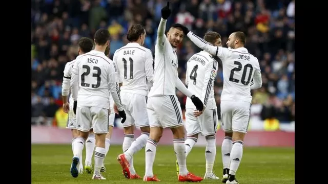 Real Madrid goleó a la Real Sociedad con Cristiano Ronaldo en la tribuna