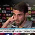 Vizeu confía en Sporting Cristal pese a derrota con Palmeiras