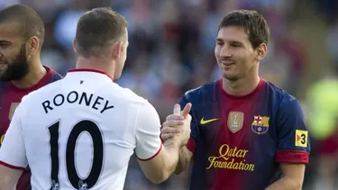 Rooney eligió a Messi como el mejor. | Foto: Twitter