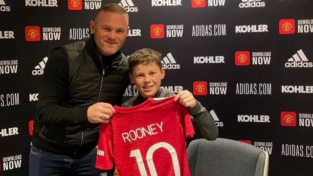 Wayne Rooney: Su hijo ficha por la cantera del Manchester United