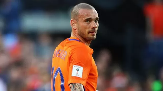 Wesley Sneijder, de 33 años, se retiró de la selección de Holanda