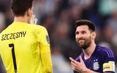 Wojciech Szczęsny reveló que perdió apuesta con Lionel Messi y por qué no le pagará - Noticias de lionel-messi