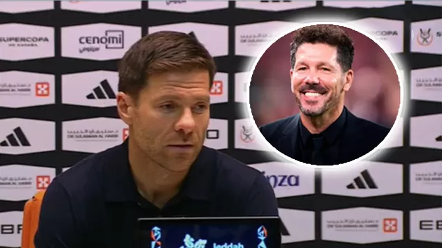Xabi Alonso le mandó contundente mensaje a Diego Simeone por discusión con Vinicius / AD