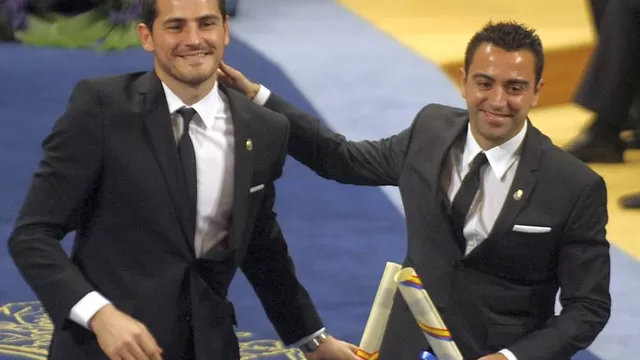 Xavi e Iker son amigos desde la infancia (Foto: AFP)
