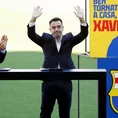 Xavi fue presentado oficialmente como nuevo DT del Barcelona