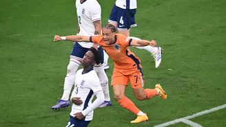 Xavi Simons anota un golazo y pone el 1-0 de Países Bajos frente a Inglaterra
