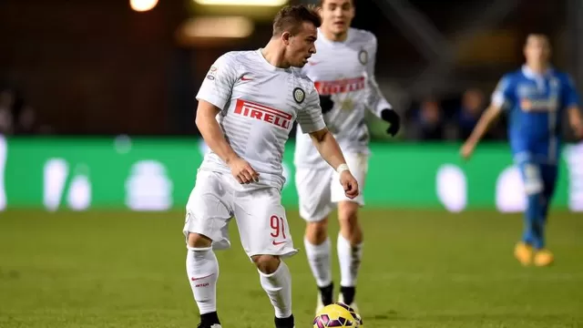 Xherdan Shaqiri debutó con el Inter de Milán en el empate ante Empoli
