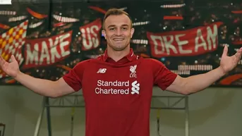 Xherdan Shaqiri se convirtió en el flamante fichaje del Liverpool