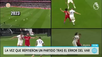 Ya sucedió: La vez que repitieron un partido tras error del VAR