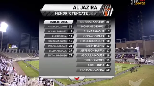 Farfán jugó los 90 minutos en el empate 1-1 del Al Jazira con Al Wahda-foto-2