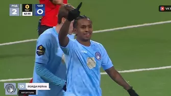 Yordy Reyna marcó los dos goles del Rodina Moscú sobre FC Chayka por la jornada 18 de la Segunda División de Rusia. | Video:  IG 