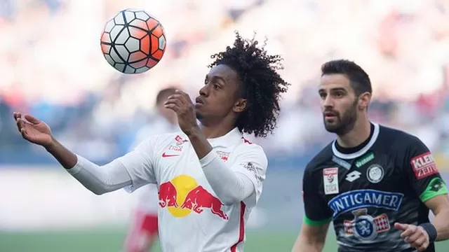 Yordy Reyna hizo gol en amistoso de Red Bull Salzburg ante Young Boys