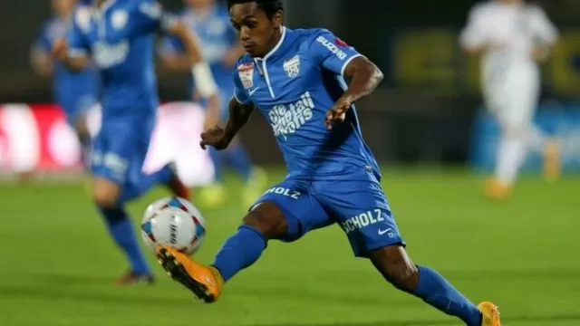 Yordy Reyna anotó en el triunfo del SV Grödig en Austria