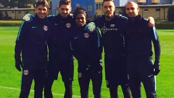 Yordy Reyna volvió a entrenar con el RB Salzburg después de 3 meses