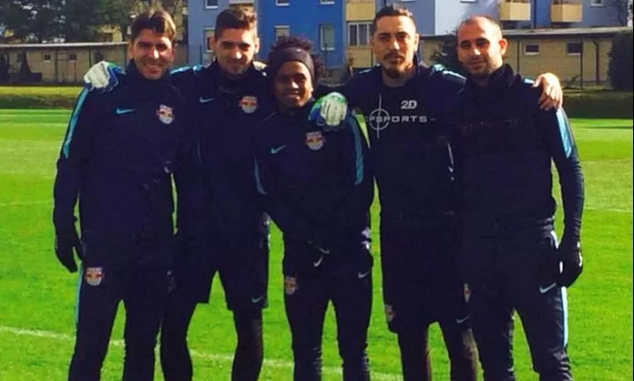 Yordy Reyna volvió a entrenar con el RB Salzburg después de 3 meses ...