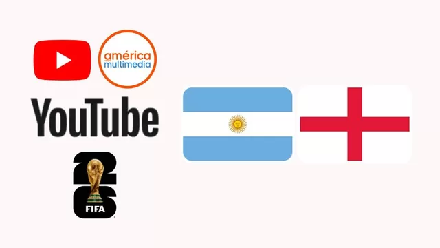 Partido de Argentina vs Inglaterra será transmitido por Youtube y Tik Tok. Foto: AD