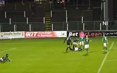 YouTube: Arquero vio la roja por golpear a un compañero tras recibir un gol - Noticias de youtube