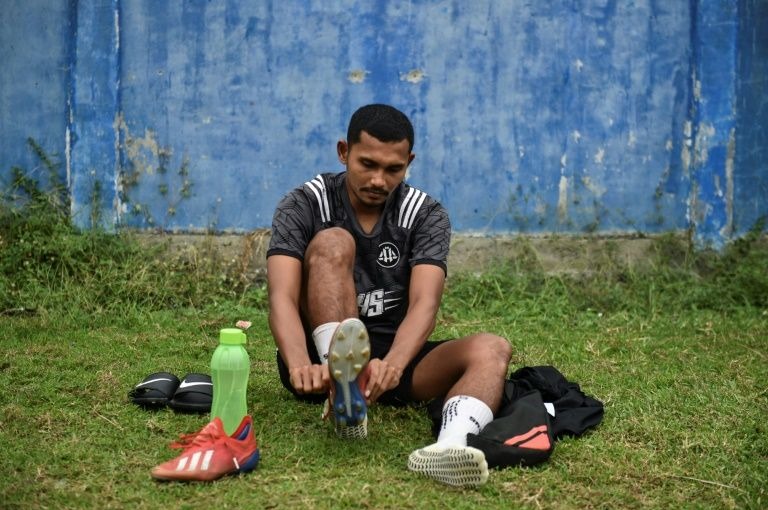 Andri Muliadi es un futbolista de 27 años del Borneo FC | Foto: AFP.
