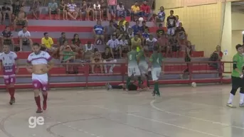 YouTube: jugador de futsal terminó detenido tras brutal agresión a árbitro