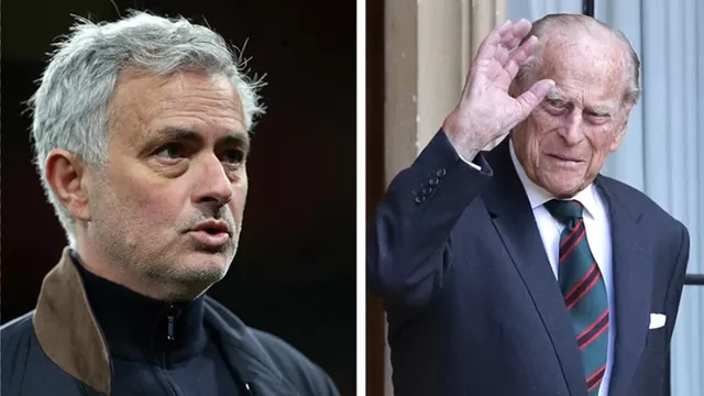 YouTube: Mourinho interrumpe rueda de prensa para rendir tributo al duque de Edimburgo