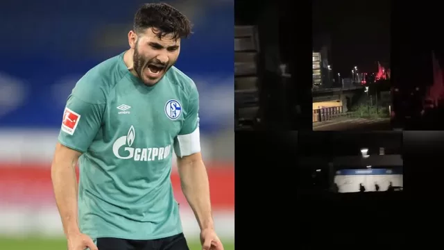 YouTube: Ultras lanzan huevos e insultan a los jugadores del Schalke 04 tras el descenso