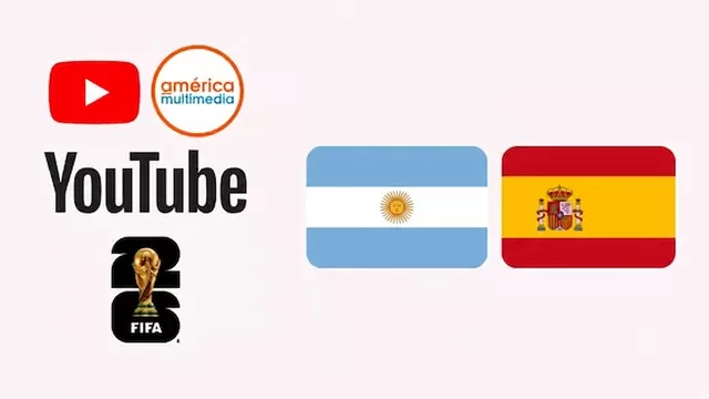 Por YouTube de América EN VIVO, sigue la final del Mundial 2026 entre Argentina y España.