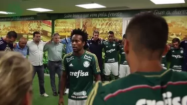 Zé Roberto y su espectacular arenga en el vestuario del Palmeiras