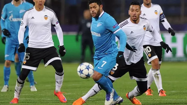Zenit: Hulk se divirtió y dejó en ridículo a defensores del Valencia
