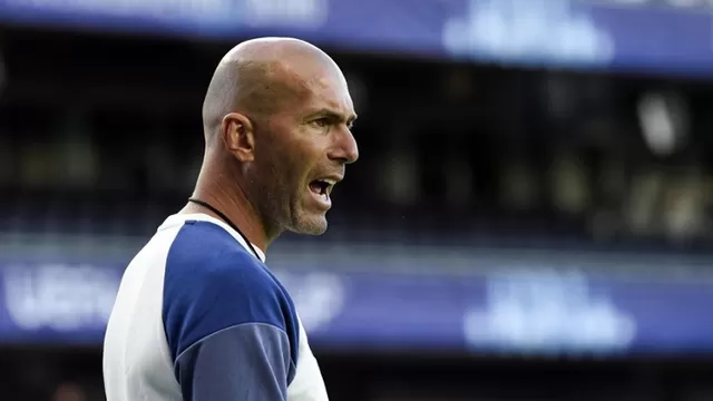 Zidane, DT del Real Madrid.