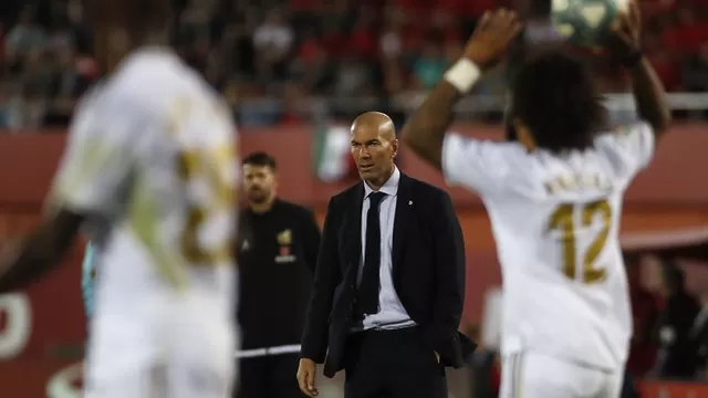 Zidane insistió en que la derrota ante el Mallorca no fue una cuestión. | Foto: AFP
