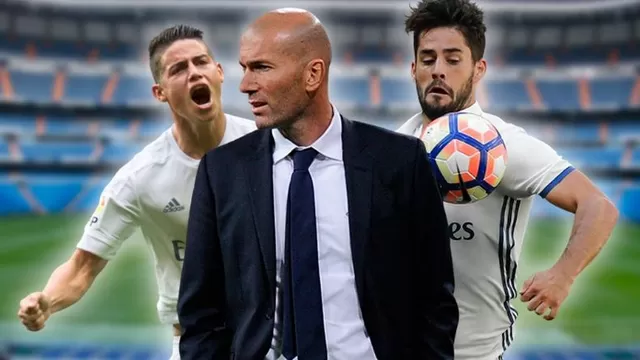 Zidane entiende a Isco y agradeció cambio de mensaje de James Rodríguez