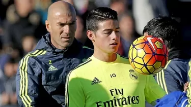 La prensa espa&amp;ntilde;ola afirma que &amp;#039;Zizou&amp;#039; le baj&amp;oacute; el dedo a James por bajo rendimiento.