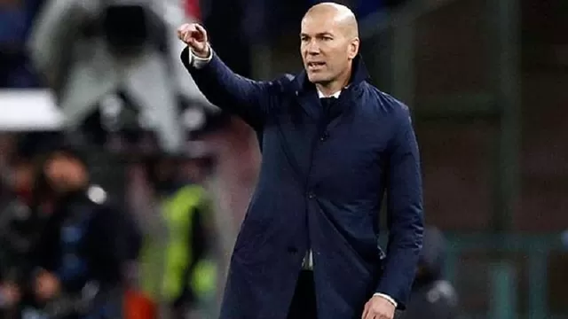 Zidane, DT del Real Madrid.