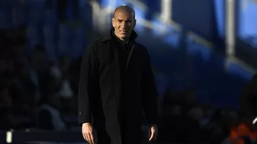 El técnico del Real Madrid elogió a Courtois. | Foto: AFP El técnico del Real Madrid elogió a Courtois. | Foto: AFP