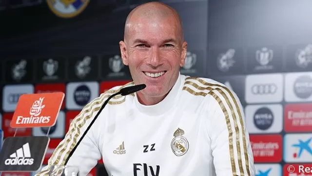Zidane evitó opinar sobre la crisis en Barcelona. | Foto: Real Madrid.