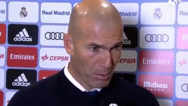 Zinedine Zidane, t&amp;eacute;cnico del Real Madrid.