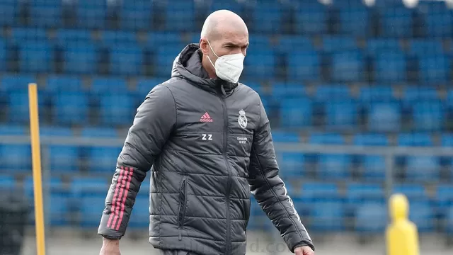 Zidane se reincorpora a las prácticas del Real Madrid tras superar al COVID-19