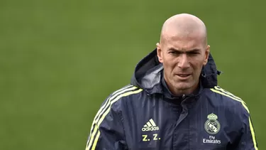 Zidane, DT del Real Madrid.