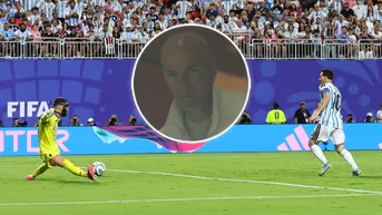 Zidane tuvo polémica reacción a los goles de Lionel Messi a su hijo Luca