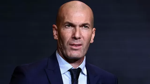 Zinedine Zidane, DT de 50 años. | Foto: AFP